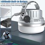 Bright Solar Camping Lantern with USB Rechargeable Battery