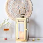 TRIROCKS Stainless Steel Decorative Lantern - 30cm