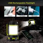 Bochaos Rechargeable LED Camping Lantern Flashlight