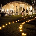 20Pack Gold and White Floating Water Lanterns