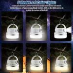 Bright Solar Camping Lantern with USB Rechargeable Battery