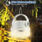 Bright Solar Camping Lantern with USB Rechargeable Battery