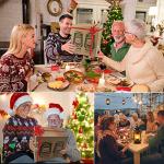 Solar Hanging Lanterns - LED Flame Lights 2 Pack