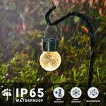8 Pack Solar Hanging Globe Lights for Outdoors