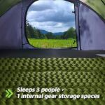 4 Person Pop-Up Tent for Camping and Beach