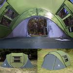 4 Person Pop-Up Tent for Camping and Beach