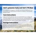 Weisshorn Instant 8-Person Camping Dome Tent