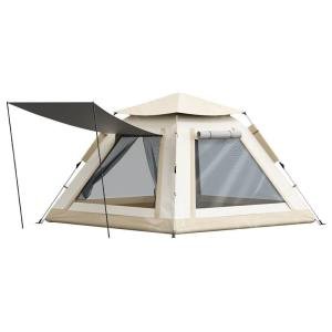 4-Person Instant Camping Tent with Porch and Rainfly