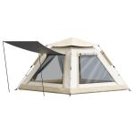 4-Person Instant Camping Tent with Porch and Rainfly