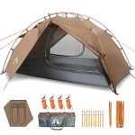Compact 2-Person Waterproof Backpacking Tent with Rainfly