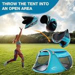 4-Person Waterproof Pop-Up Camping Tent - Lake Blue