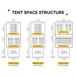 Spacious Waterproof Family Camping Tent for 4-12 People