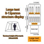 Extra Large Waterproof Family Camping Tent
