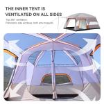 Spacious Waterproof Family Camping Tent for 4-12 People