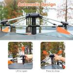 4-Person Instant Camping Tent with Porch and Rainfly