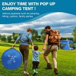 4-Person Waterproof Pop-Up Camping Tent - Lake Blue