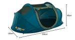 OZtrail 2-Person Quick Pop Up Tent