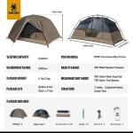 OneTigris COSMITTO 2-Person Lightweight Camping Tent