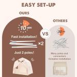 Extra Large Portable Kids Play Tent Teepee