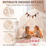 Extra Large Portable Kids Play Tent Teepee