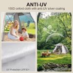 Anshine Easy Pop-Up Tent for 3/5 Campers