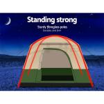 Weisshorn 4-Person Family Camping Tent - Green