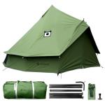Canvas Bell Tent with Stove Jack for Camping