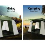 Weisshorn 6-Person Family Camping Tent with Awning