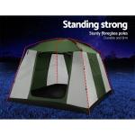 Weisshorn 6-Person Family Camping Tent with Awning