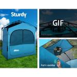 Weisshorn Quick Setup Camping Shower and Toilet Tent