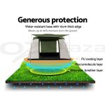 Weisshorn 6-Person Family Camping Tent with Awning