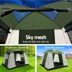 Weisshorn 6-Person Family Camping Tent with Awning