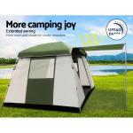 Weisshorn 6-Person Family Camping Tent with Awning