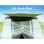 Weisshorn 6-Person Family Camping Tent with Awning