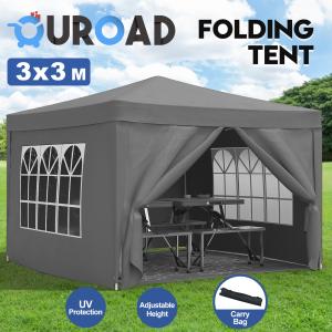 Heavy Duty 3x3 Pop Up Camping Gazebo Tent