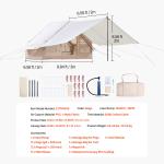 Inflatable Camping Tent for 3-5 People