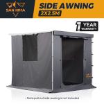 San Hima Portable Car Side Awning Tent