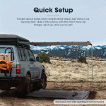 San Hima Portable Car Side Awning Tent