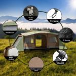 Weisshorn 10-Person Instant Up Camping Tent