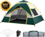 Pop Up Camping Tent for 3-4 People, Waterproof