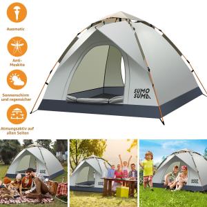 Instant Pop-Up Waterproof Tent for 3-4 People