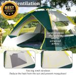 Pop Up Camping Tent for 3-4 People, Waterproof