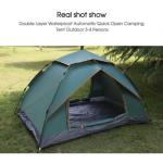 Quick Open Waterproof Camping Tent for 3-4 People