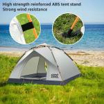 Instant Pop-Up Waterproof Tent for 3-4 People