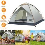 Pop-Up Waterproof Dome Tent for 3-4 People