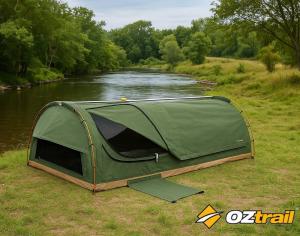 OZTRAIL WINTON Double Canvas Swag for 2