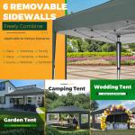 3x6m Easy Setup Waterproof Pop Up Canopy Tent