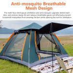 Instant Pop-Up Tent for 4-5 Campers