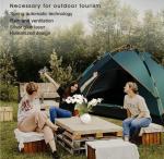 3-4 Person Pop Up Camping Tent with 2 Doors