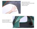 3-4 Person Pop Up Camping Tent with 2 Doors